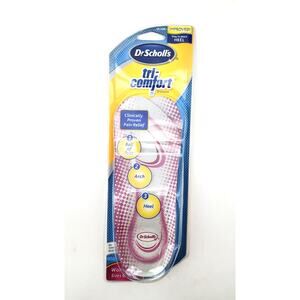 Dr, Scholls Insoles Women Tri-Comfort Orthotics Size 6-10